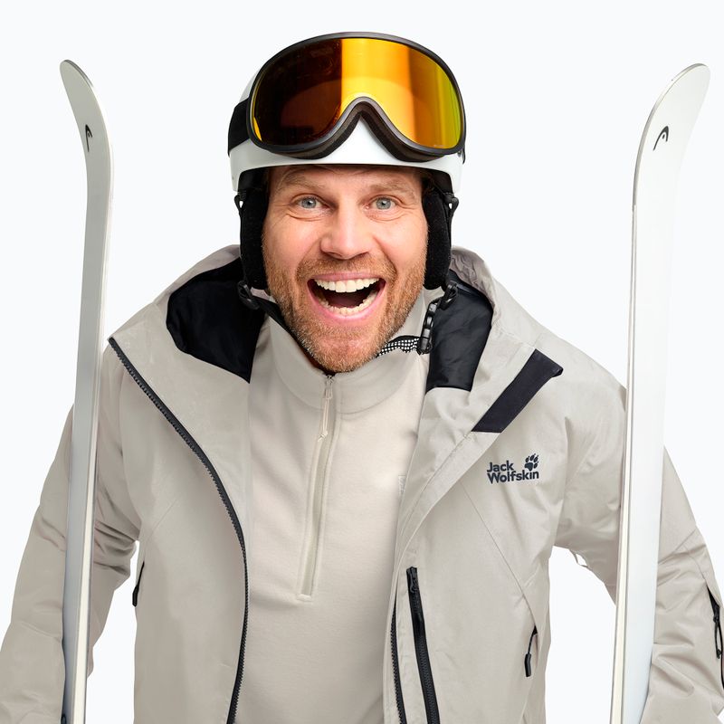 Kurtka narciarska męska Jack Wolfskin Flowline Pro 2L Ins pale sand 4