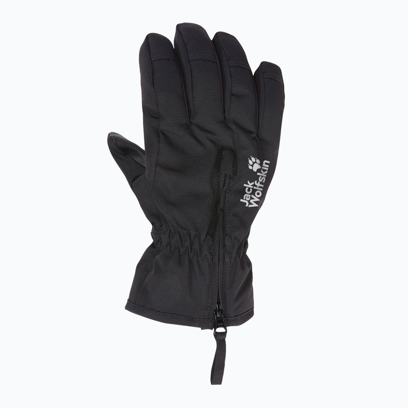 Rękawiczki trekkingowe dziecięce Jack Wolfskin Easy Zip black 2