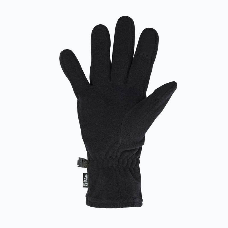 Rękawiczki trekkingowe Jack Wolfskin Real Stuff black 4