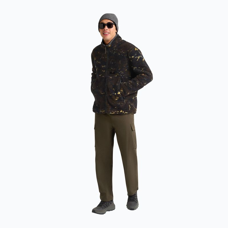 Bluza trekkingowa męska Jack Wolfskin Stone Lite Aop lichen peat 2