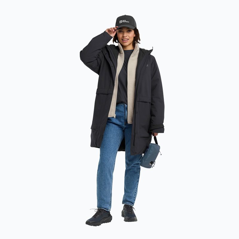 Kurtka ocieplana damska Jack Wolfskin Wintertide black 2