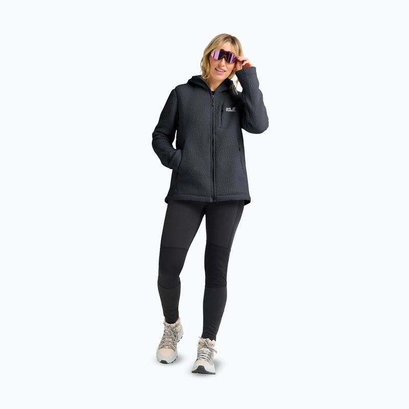 Bluza polarowa damska Jack Wolfskin Cradle Mountain Pile Full Zip phantom 2