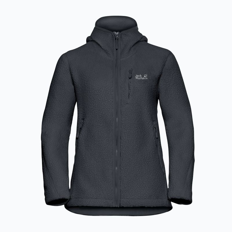 Bluza polarowa damska Jack Wolfskin Cradle Mountain Pile Full Zip phantom 7