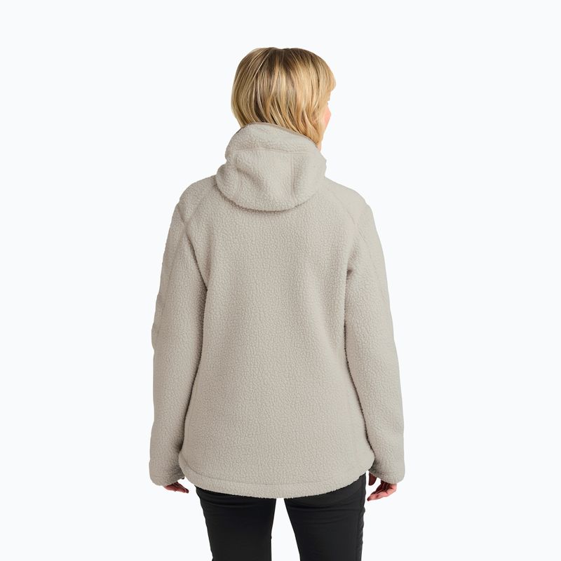 Bluza polarowa damska Jack Wolfskin Cradle Mountain Pile Full Zip pale sand 3