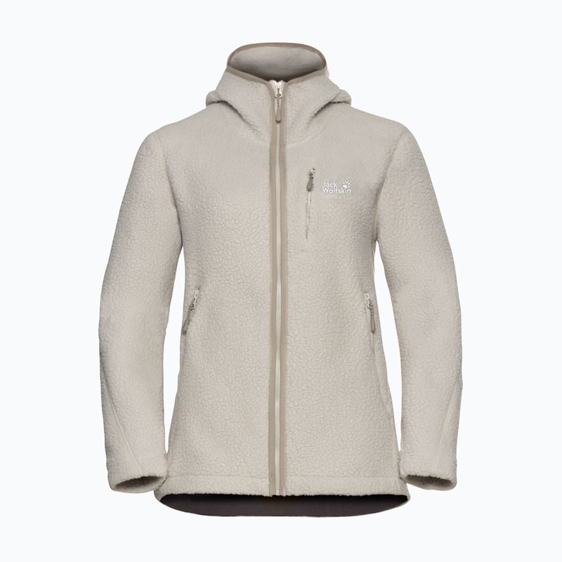 Bluza polarowa damska Jack Wolfskin Cradle Mountain Pile Full Zip pale sand 7