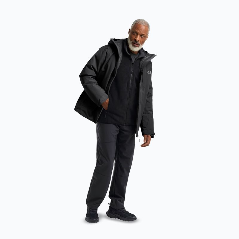 Kurtka przeciwdeszczowa męska Jack Wolfskin Icecape 2L Down Ins Rds black 2