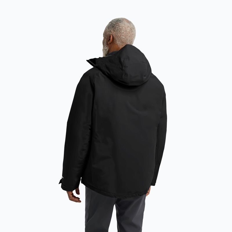 Kurtka przeciwdeszczowa męska Jack Wolfskin Icecape 2L Down Ins Rds black 3