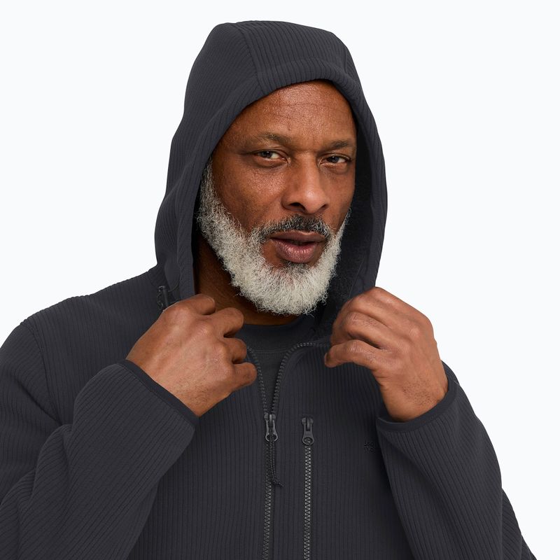 Bluza trekkingowa męska Jack Wolfskin Lake Ridge Hooded black 4