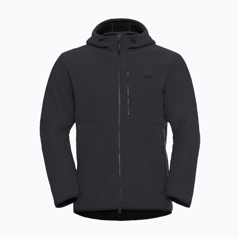 Bluza trekkingowa męska Jack Wolfskin Lake Ridge Hooded black 7