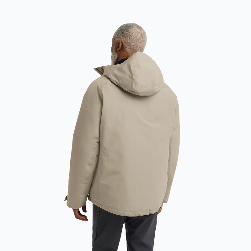 Kurtka przeciwdeszczowa męska Jack Wolfskin Icecape 2L Down Ins Rds linen 3