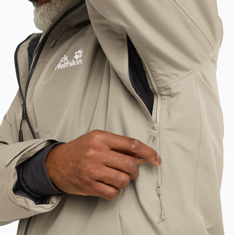 Kurtka puchowa męska Jack Wolfskin Icecape 2L Down Ins Rds linen 4