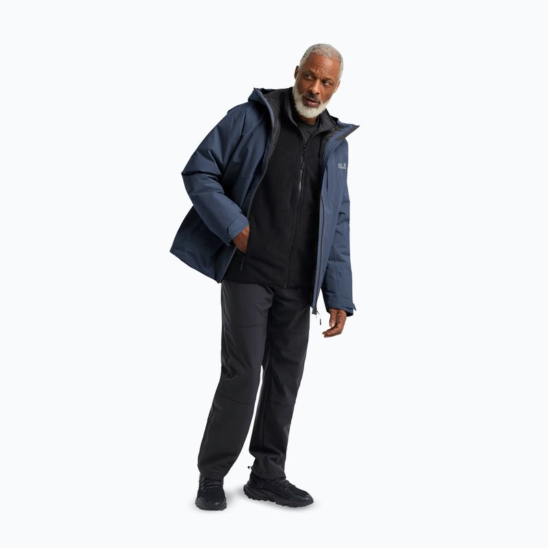 Kurtka przeciwdeszczowa męska Jack Wolfskin Icecape 2L Down Ins Rds midnight sky 2