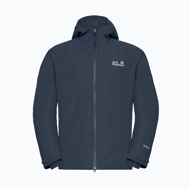 Kurtka przeciwdeszczowa męska Jack Wolfskin Icecape 2L Down Ins Rds midnight sky 7