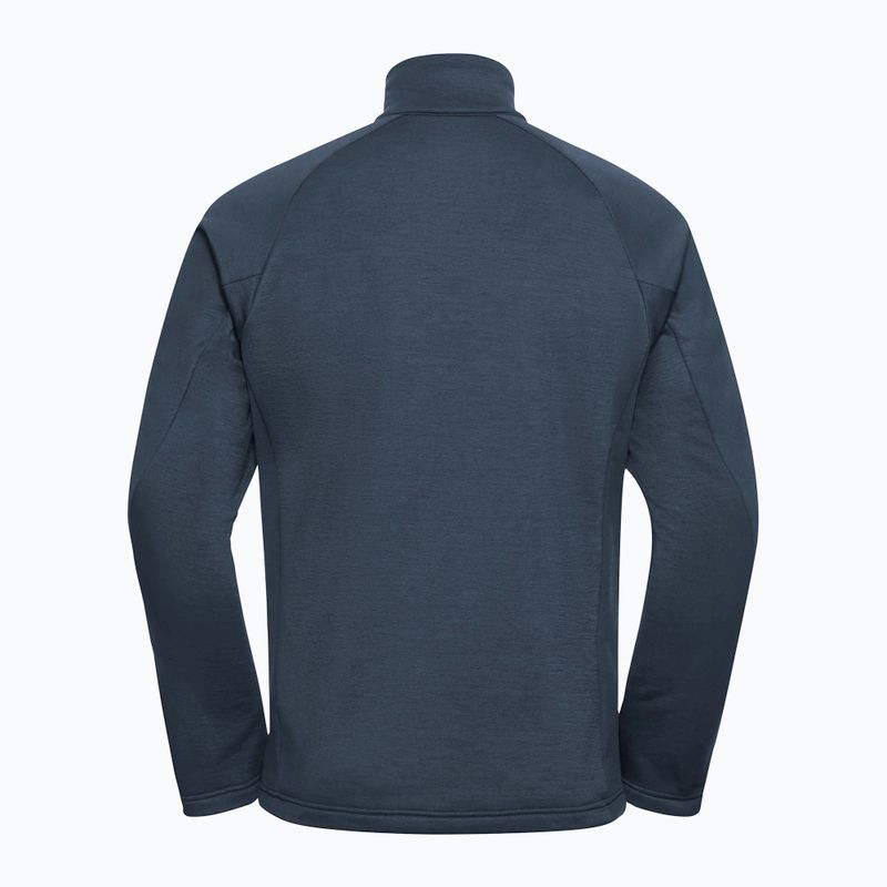 Bluza trekkingowa męska Jack Wolfskin Peak District Full Zip midnight sky 8