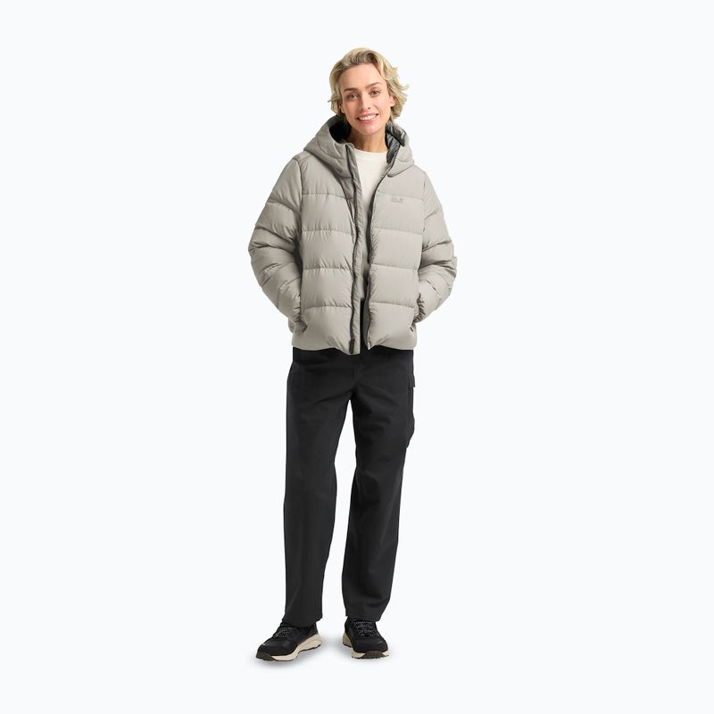 Kurtka puchowa damska Jack Wolfskin Frozen Palace pale sand 2