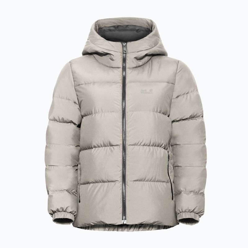 Kurtka puchowa damska Jack Wolfskin Frozen Palace pale sand 7