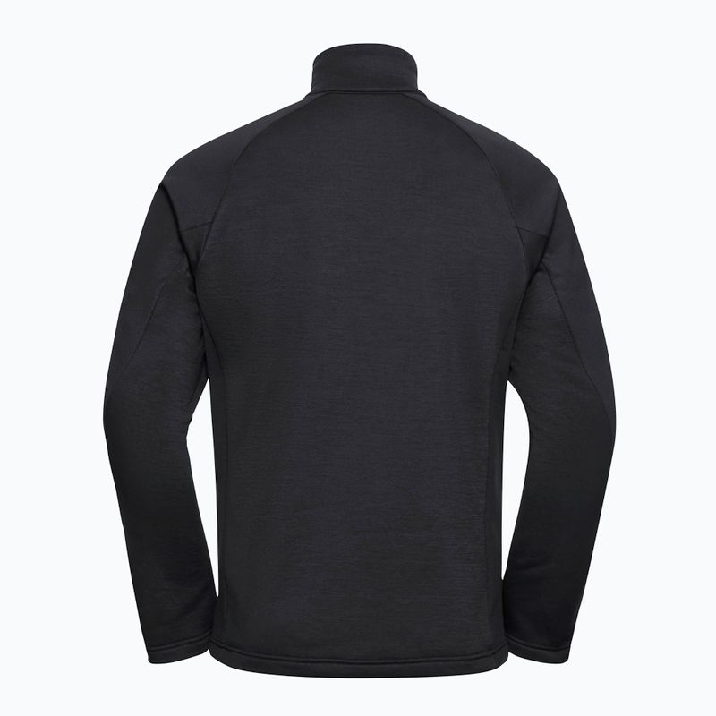 Bluza trekkingowa męska Jack Wolfskin Peak District Full Zip black 8