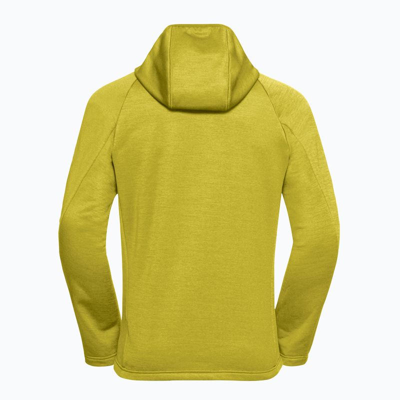 Bluza trekkingowa męska Jack Wolfskin Peak District Hooded Full Zip chartreuse 8
