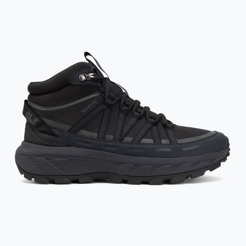 Buty turystyczne męskie Jack Wolfskin Wild Hike Texapore Mid black 2