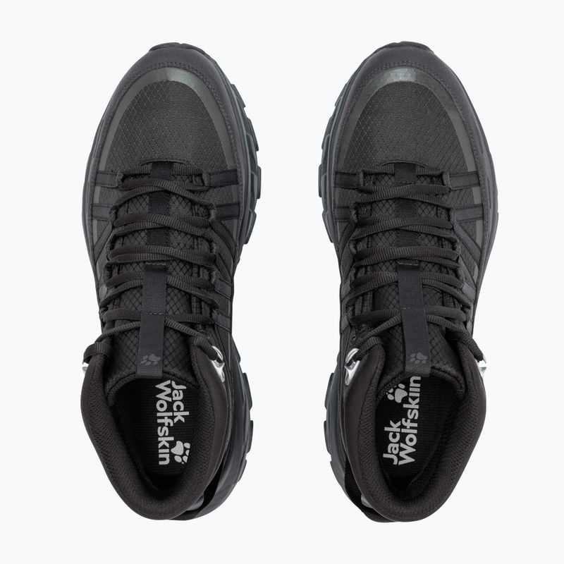 Buty turystyczne męskie Jack Wolfskin Wild Hike Texapore Mid black 3