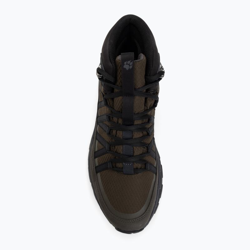 Buty turystyczne męskie Jack Wolfskin Wild Hike Texapore Mid obsidian moss 5