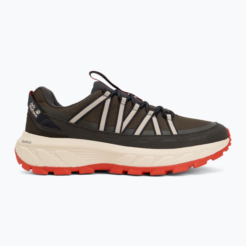 Buty turystyczne męskie Jack Wolfskin Wild Hike Texapore Low obsidian moss 2