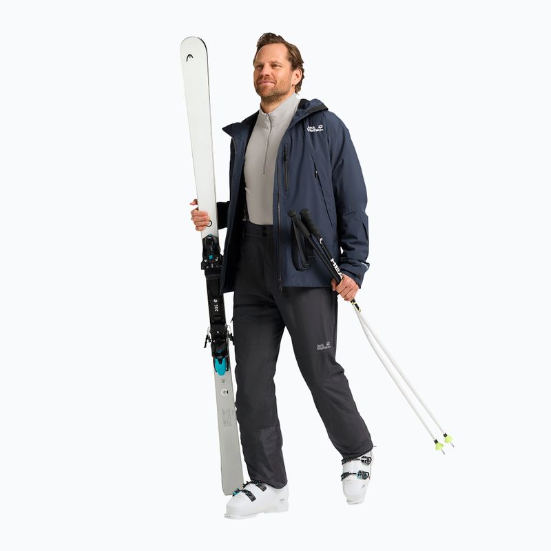 Spodnie narciarskie męskie Jack Wolfskin Flowline Pro 2L Ins black 2