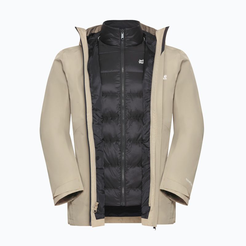 Kurtka 3w1 męska Jack Wolfskin Icecape 3In1 Down Rds linen 12