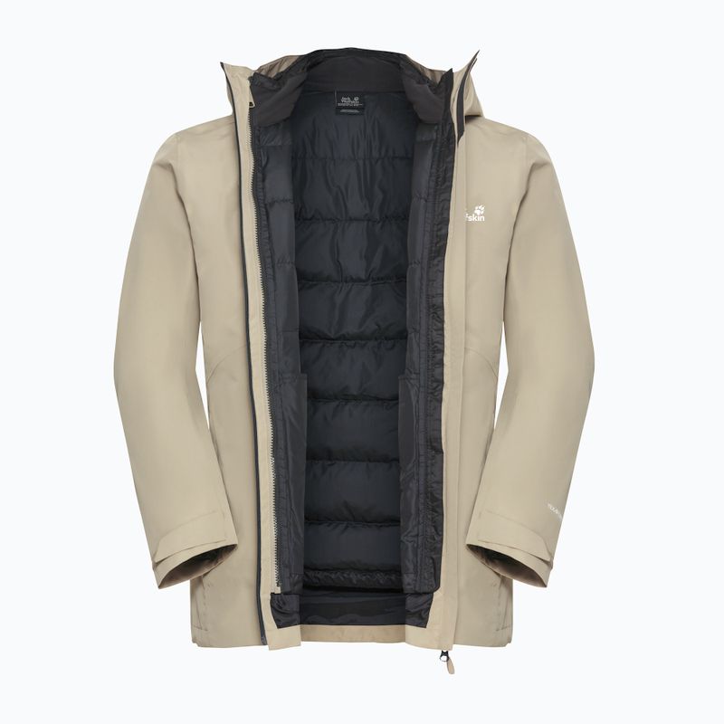 Kurtka 3w1 męska Jack Wolfskin Icecape 3In1 Down Rds linen 13