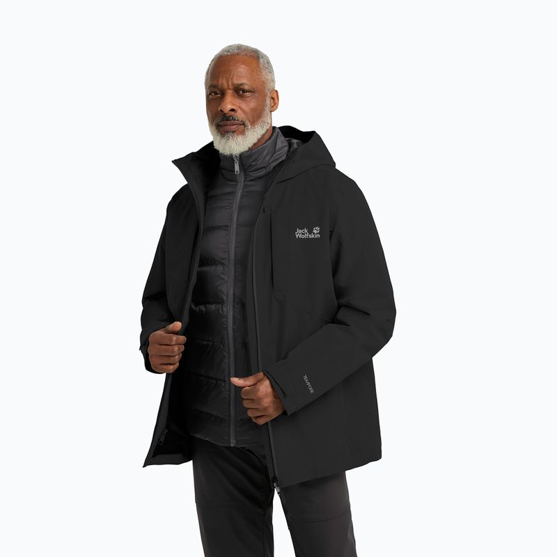 Kurtka 3w1 męska Jack Wolfskin Icecape 3In1 Down Rds black 4