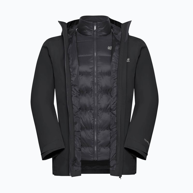 Kurtka 3w1 męska Jack Wolfskin Icecape 3In1 Down Rds black 12
