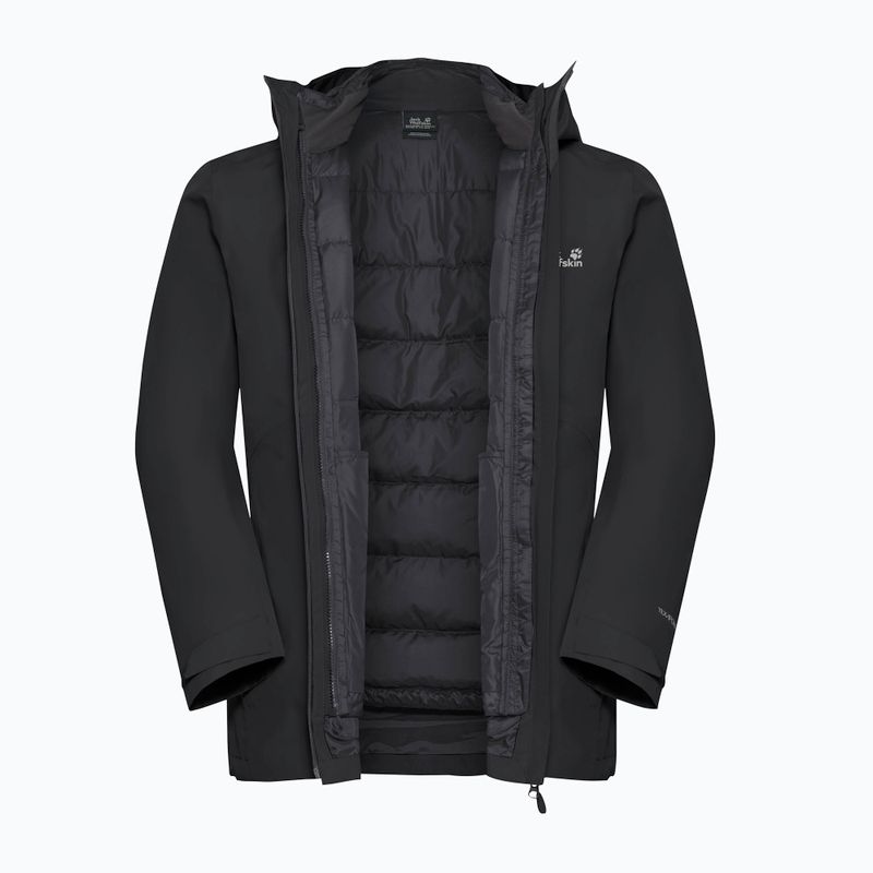 Kurtka 3w1 męska Jack Wolfskin Icecape 3In1 Down Rds black 13