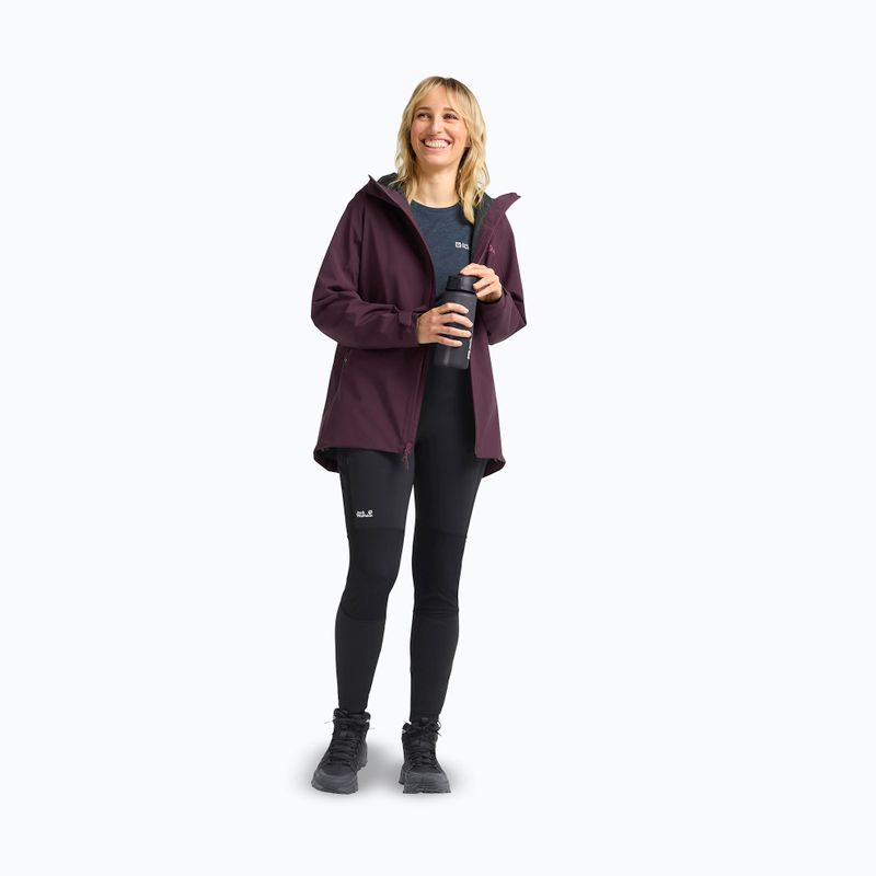 Legginsy trekkingowe damskie Jack Wolfskin Hike With Me black 2