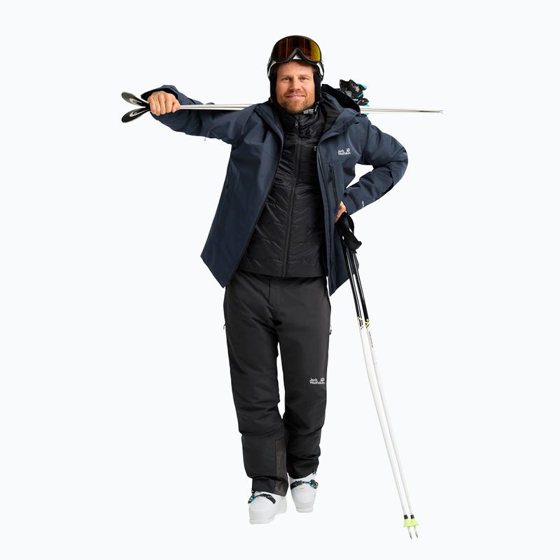 Spodnie narciarskie męskie Jack Wolfskin Flowline 2L Ins black 2