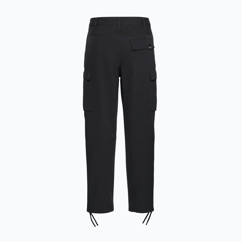 Spodnie trekkingowe męskie Jack Wolfskin Yuma Cargo black 8