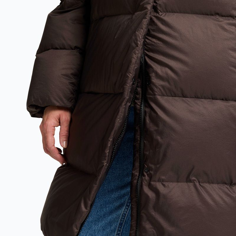 Płaszcz puchowy damski Jack Wolfskin Icy Hill Coat Rds peat 5