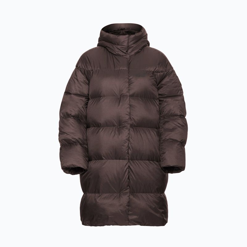 Płaszcz puchowy damski Jack Wolfskin Icy Hill Coat Rds peat 7