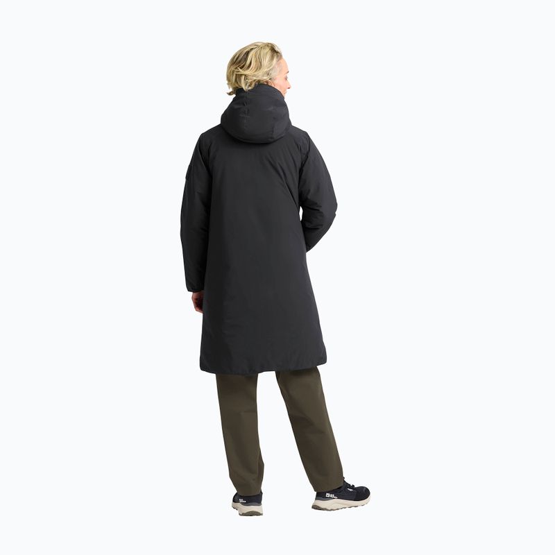 Płaszcz ocieplany damski Jack Wolfskin Frost Haven Coat black 3