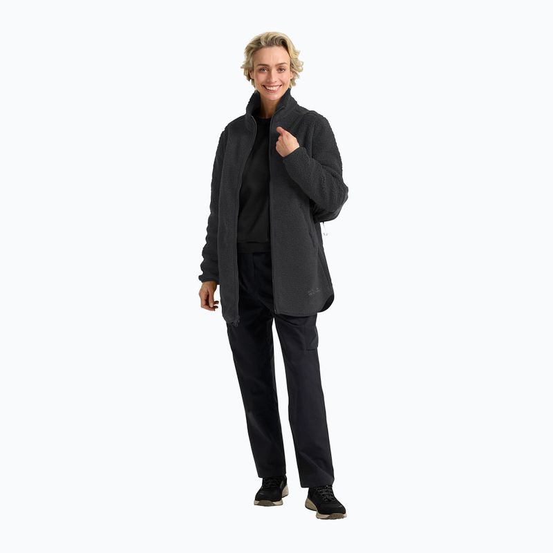 Bluza trekkingowa damska Jack Wolfskin High Curl Coat black 2
