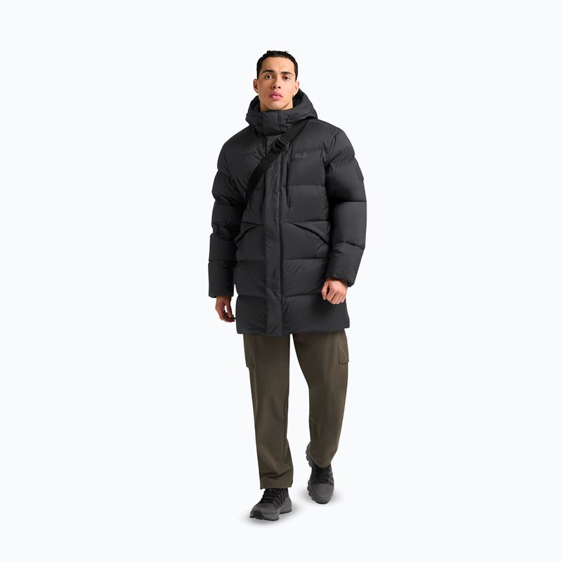 Kurtka puchowa męska Jack Wolfskin Icy Hill Coat Rds black 2