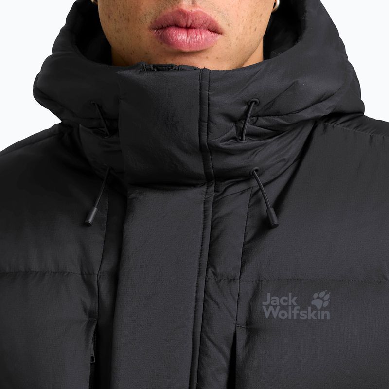 Kurtka puchowa męska Jack Wolfskin Icy Hill Coat Rds black 4
