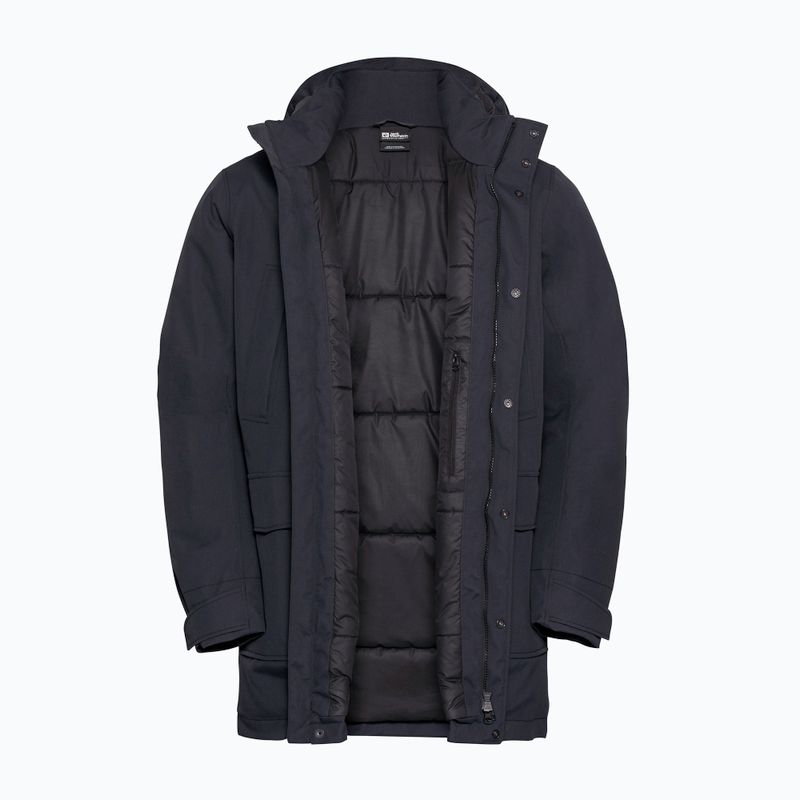Kurtka przeciwdeszczowa męska Jack Wolfskin Canyon Shield Parka dark navy 9