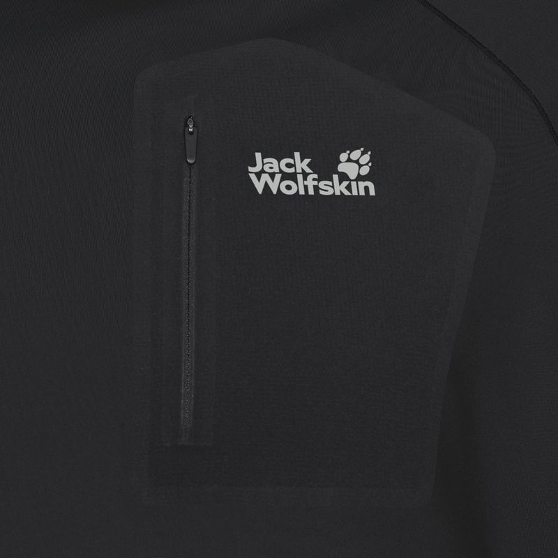 Longsleeve męski Jack Wolfskin Prelight Trail Crew black 7
