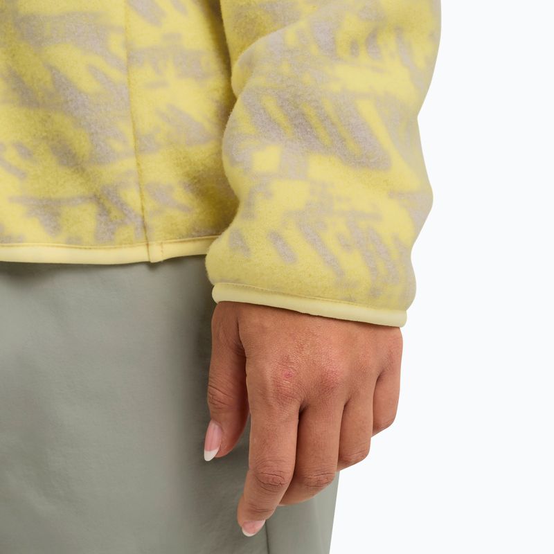 Bluza trekkingowa damska Jack Wolfskin Big Sky Half Zip lemon ice 5