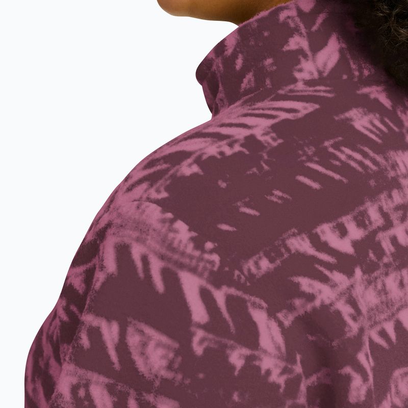 Bluza trekkingowa damska Jack Wolfskin Big Sky Half Zip raisin 5