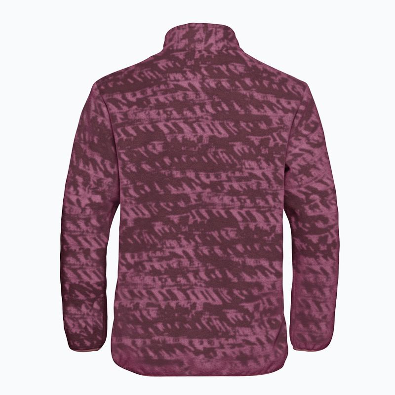 Bluza trekkingowa damska Jack Wolfskin Big Sky Half Zip raisin 8
