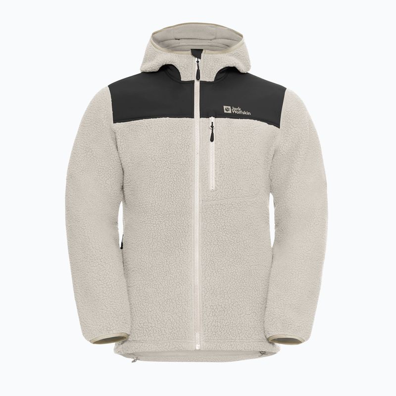 Bluza polarowa męska Jack Wolfskin Kammweg Pile Fz pale sand 7