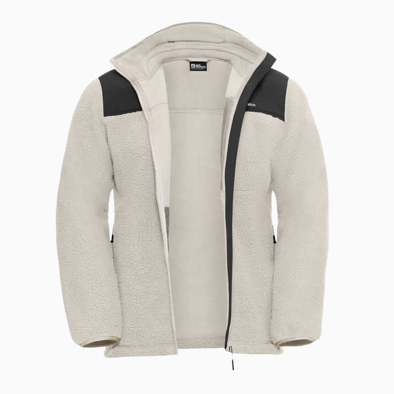 Bluza polarowa męska Jack Wolfskin Kammweg Pile Fz pale sand 9