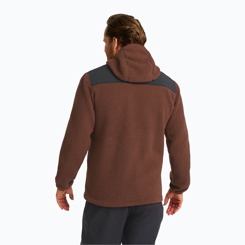 Bluza polarowa męska Jack Wolfskin Kammweg Pile Fz hot choc 3