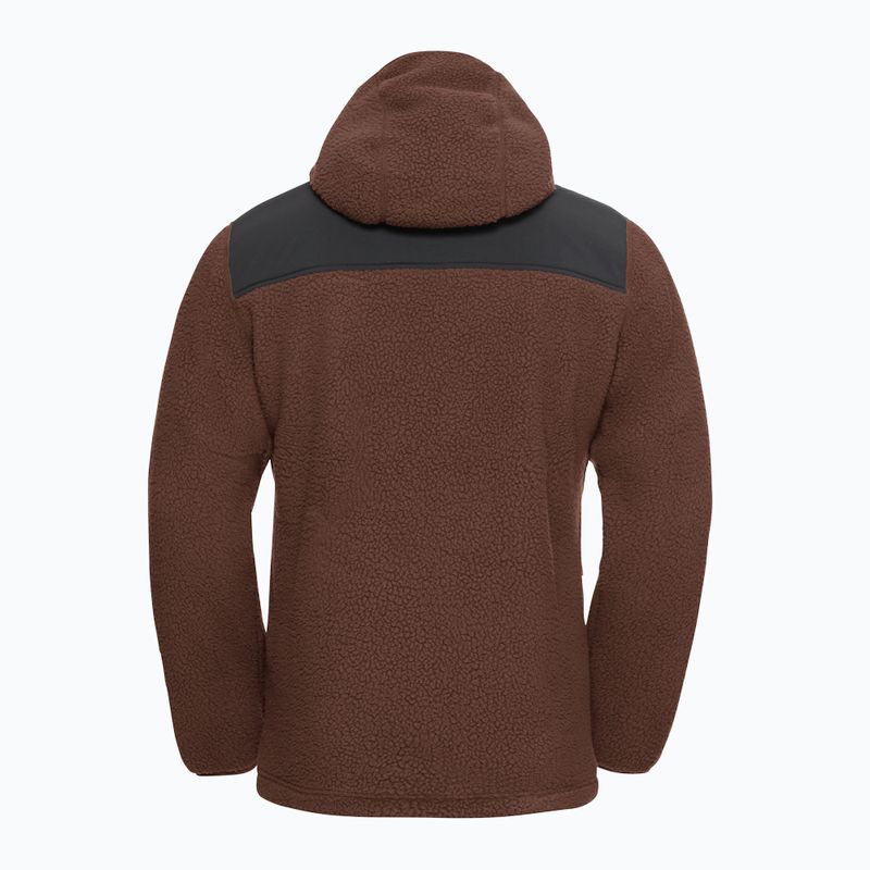 Bluza polarowa męska Jack Wolfskin Kammweg Pile Fz hot choc 8